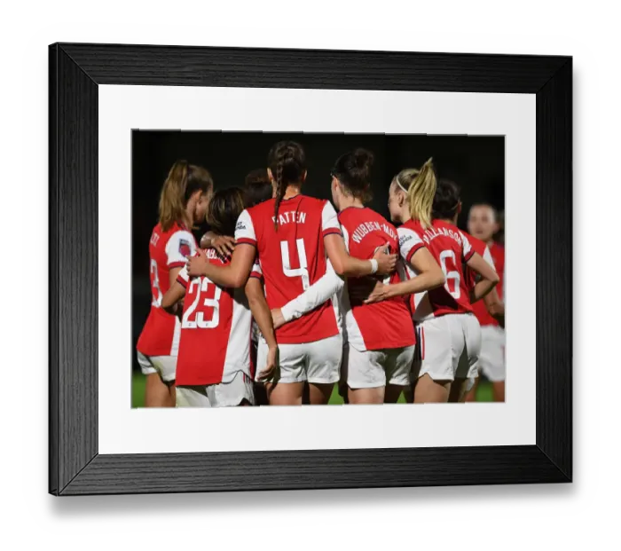 Framed Print : Arsenal Women's FA Cup Triumph: Lotte Wubben-Moy's Historic Hat-Trick Against Tottenham Hotspur Framed Print : Arsenal Women's FA Cup Triumph: Lotte Wubben-Moy's Historic Hat-Trick Against Tottenham Hotspur