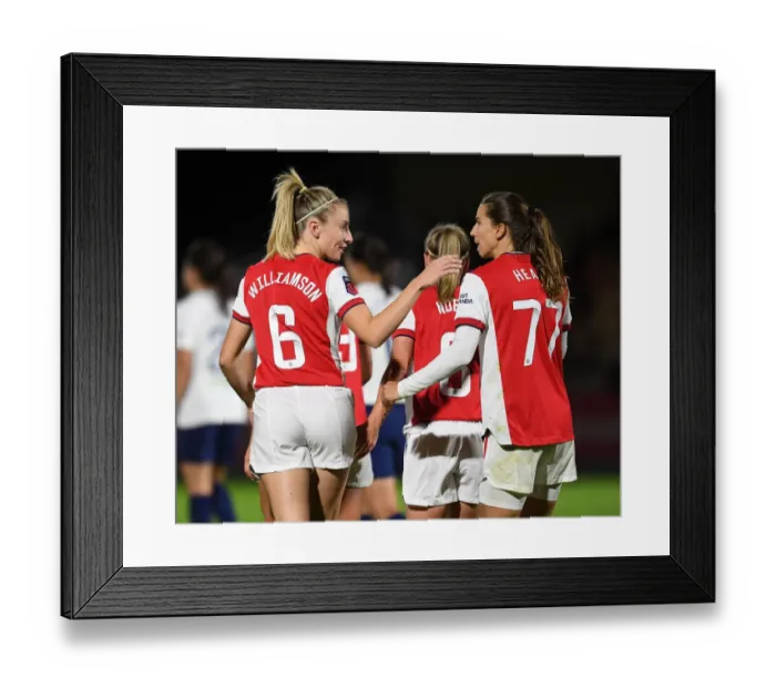 Framed Print : Arsenal Women vs. Tottenham Hotspur Women: FA Cup Quarterfinals Showdown Framed Print : Arsenal Women vs. Tottenham Hotspur Women: FA Cup Quarterfinals Showdown