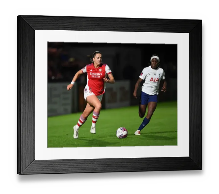 Framed Print : Arsenal Women vs. Tottenham Hotspur Women: FA Cup Quarterfinals Clash