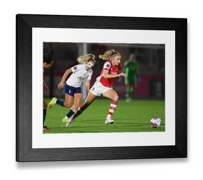 Framed Print : Arsenal Women vs. Tottenham Hotspur Women: FA Cup Quarterfinals Clash