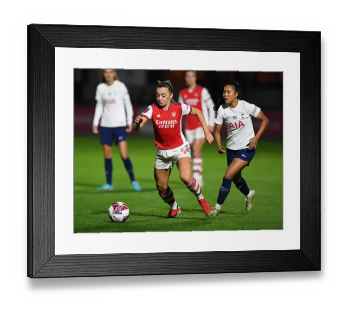 Framed Print : Arsenal Women vs. Tottenham Hotspur Women: FA Cup Quarterfinal Showdown