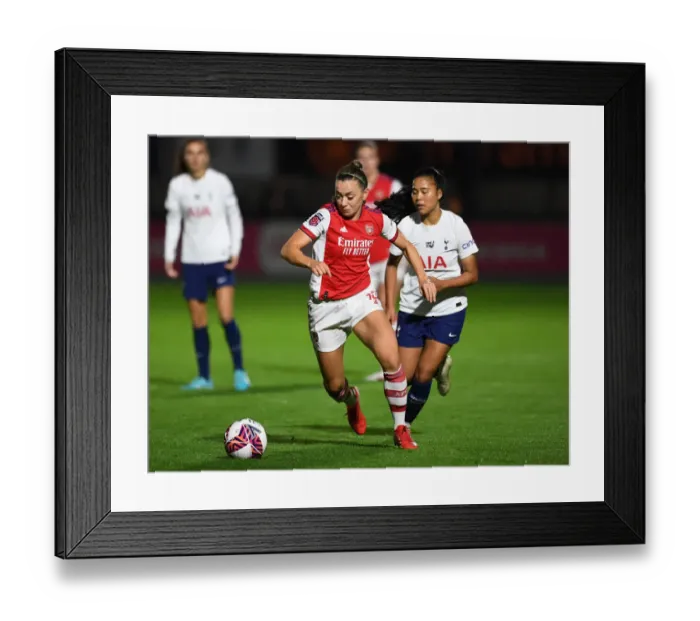 Framed Print : Arsenal Women vs. Tottenham Hotspur Women: FA Cup Quarterfinals Clash