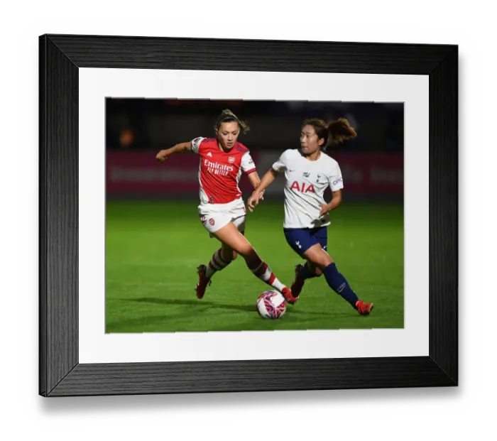 Framed Print : Arsenal Women vs. Tottenham Hotspur Women: FA Cup Quarterfinals - A Fierce Battle at Meadow Park Framed Print : Arsenal Women vs. Tottenham Hotspur Women: FA Cup Quarterfinals - A Fierce Battle at Meadow Park