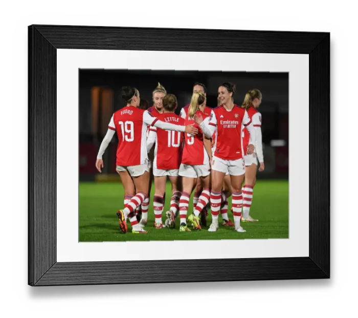 Framed Print : Arsenal Women's FA Cup Triumph: Caitlin Foord's Brace Secures 5-0 Victory over Tottenham Hotspur