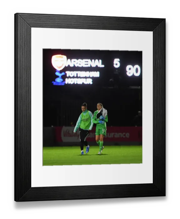 Framed Print : Arsenal Women vs. Tottenham Hotspur Women: A FA Cup Quarterfinal Battle
