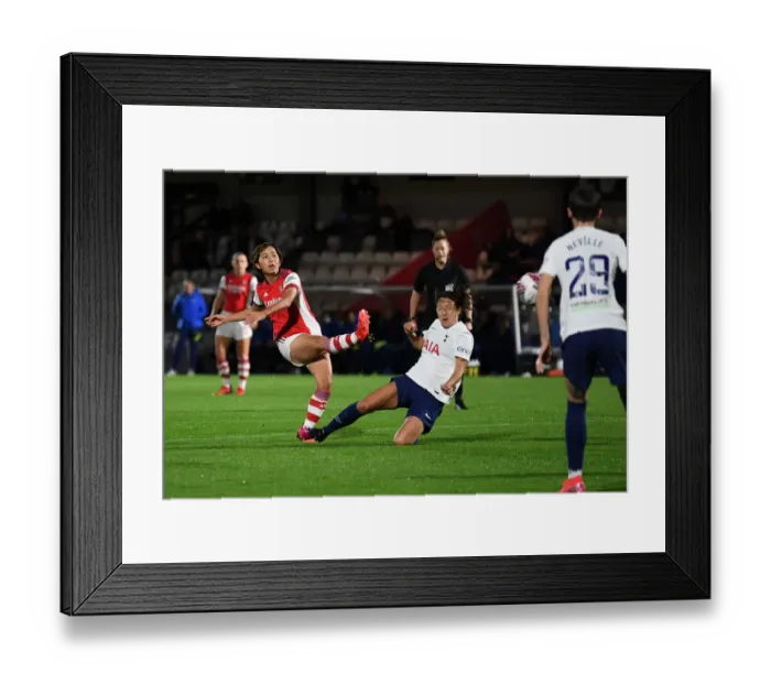 Framed Print : Mana Iwabuchi Scores First Goal: Arsenal Women Advance in FA Cup Quarterfinal vs. Tottenham Hotspur Framed Print : Mana Iwabuchi Scores First Goal: Arsenal Women Advance in FA Cup Quarterfinal vs. Tottenham Hotspur