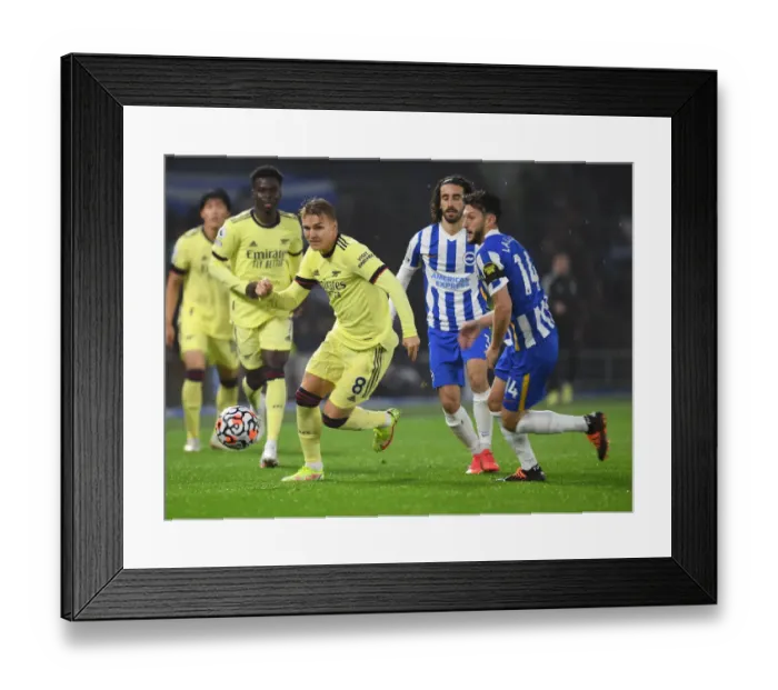 Framed Print : Emile Smith Rowe's Stunning Surge: Arsenal's Young Gun Outshines Adam Lallana in Brighton Victory, Premier League 2021-22 Framed Print : Emile Smith Rowe's Stunning Surge: Arsenal's Young Gun Outshines Adam Lallana in Brighton Victory, Premier League 2021-22