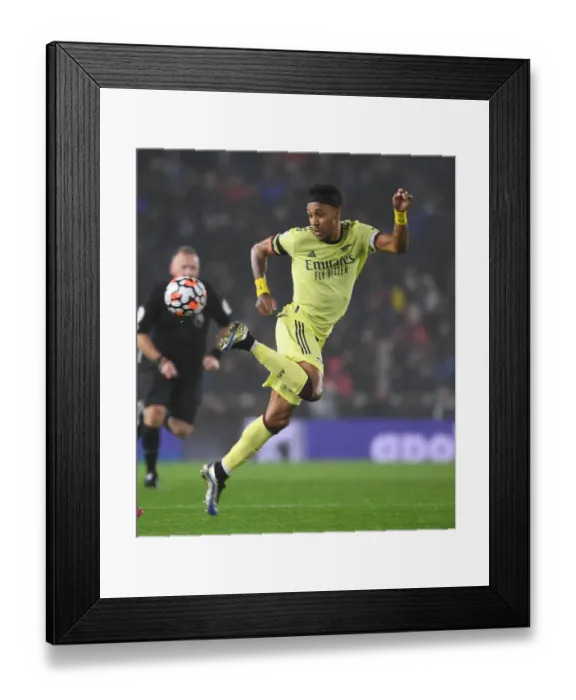 Framed Print : Aubameyang in Action: Arsenal's Star Forward Shines Against Brighton in Premier League 2021-22 Framed Print : Aubameyang in Action: Arsenal's Star Forward Shines Against Brighton in Premier League 2021-22