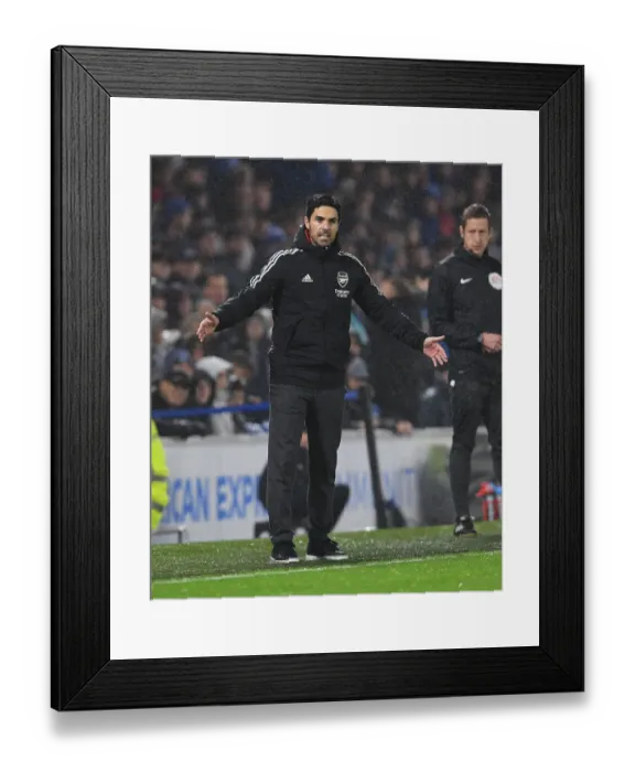 Framed Print : Mikel Arteta Leads Arsenal in Premier League Clash against Brighton & Hove Albion Framed Print : Mikel Arteta Leads Arsenal in Premier League Clash against Brighton & Hove Albion