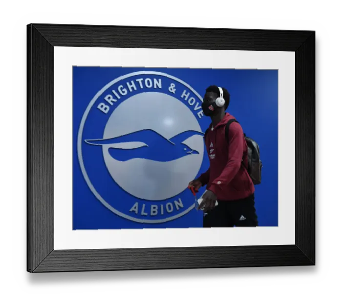 Framed Print : Bukayo Saka Gears Up: Arsenal vs. Brighton & Hove Albion, Premier League 2021-22 Framed Print : Bukayo Saka Gears Up: Arsenal vs. Brighton & Hove Albion, Premier League 2021-22