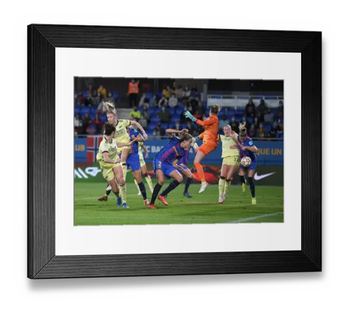 Framed Print : Frida Maanum Scores for Arsenal Against FC Barcelona in UEFA Women's Champions League Framed Print : Frida Maanum Scores for Arsenal Against FC Barcelona in UEFA Women's Champions League