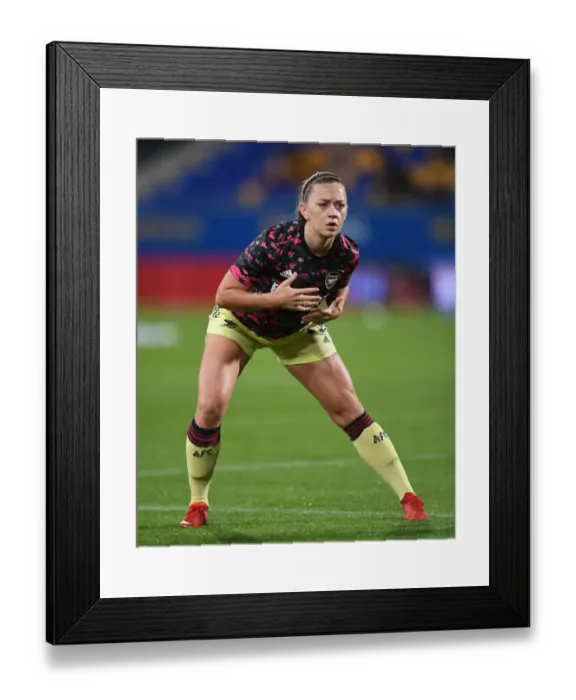 Framed Print : Arsenal Women Face Off Against Barcelona in UEFA Champions League Clash Framed Print : Arsenal Women Face Off Against Barcelona in UEFA Champions League Clash