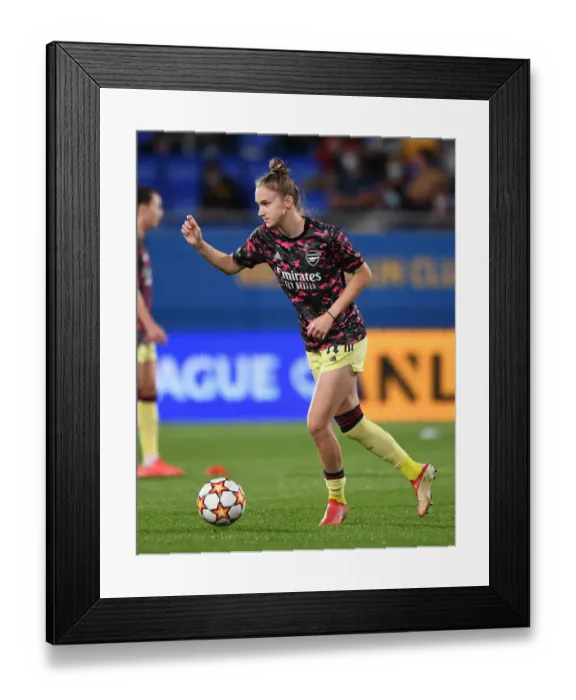 Framed Print : Champions League Showdown: Vivianne Miedema Faces Off Against Barcelona Framed Print : Champions League Showdown: Vivianne Miedema Faces Off Against Barcelona