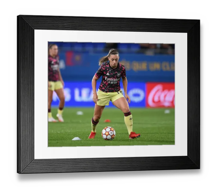 Framed Print : Arsenal Women vs. Barcelona: A UEFA Champions League Showdown in Spain Framed Print : Arsenal Women vs. Barcelona: A UEFA Champions League Showdown in Spain