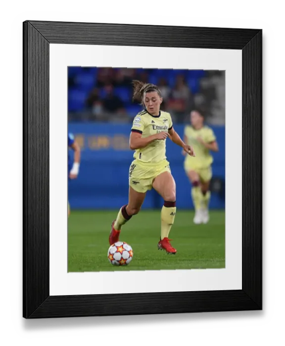 Framed Print : Arsenal Women Face Off Against Barcelona in UEFA Champions League Clash Framed Print : Arsenal Women Face Off Against Barcelona in UEFA Champions League Clash