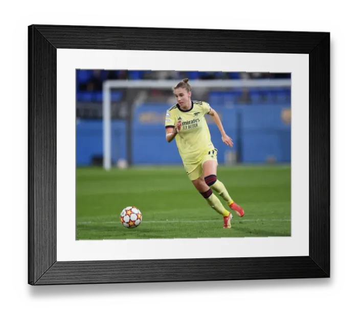 Framed Print : Champions League Showdown: Vivianne Miedema Leads Arsenal Against FC Barcelona Framed Print : Champions League Showdown: Vivianne Miedema Leads Arsenal Against FC Barcelona