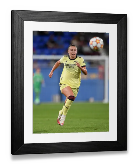 Framed Print : Champions League Showdown: Caitlin Foord Fights for Arsenal Against Barcelona Framed Print : Champions League Showdown: Caitlin Foord Fights for Arsenal Against Barcelona