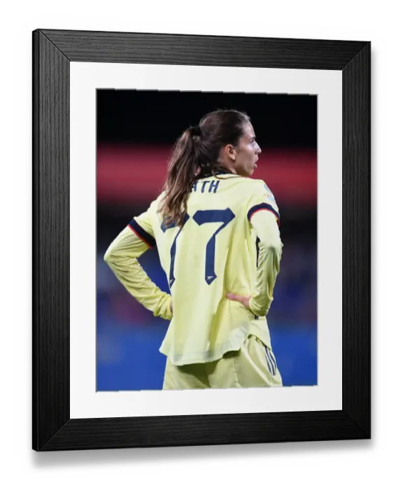Framed Print : Champions League Showdown: Tobin Heath Faces Off Against FC Barcelona Framed Print : Champions League Showdown: Tobin Heath Faces Off Against FC Barcelona