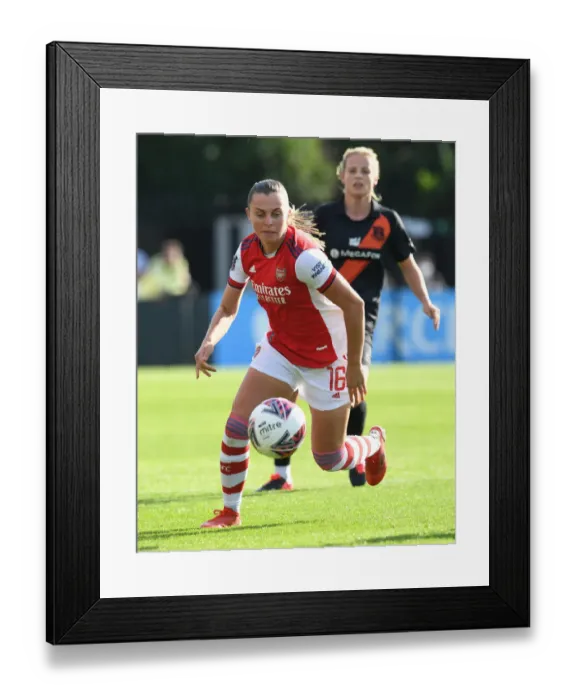 Framed Print : Arsenal Women vs. Everton Women Clash: Noelle Maritz in Action at Meadow Park Framed Print : Arsenal Women vs. Everton Women Clash: Noelle Maritz in Action at Meadow Park