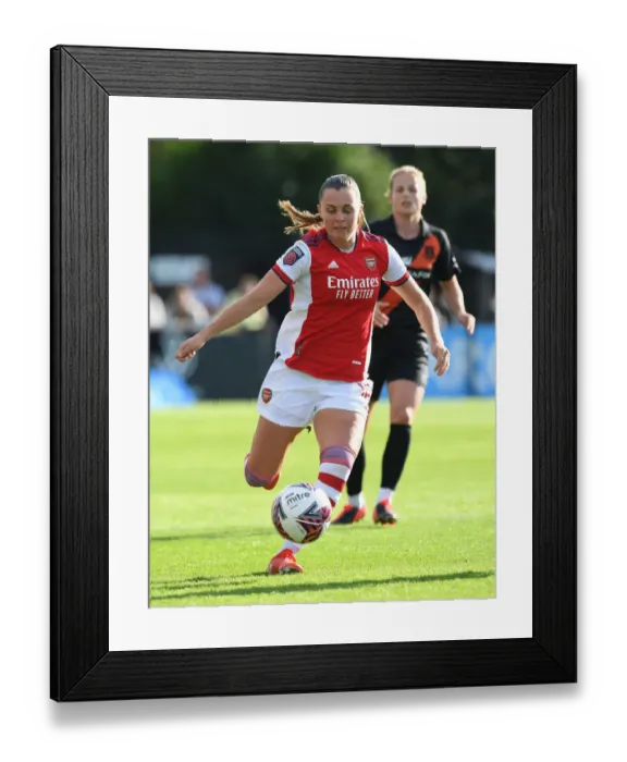 Framed Print : Arsenal Women vs Everton Women: Barclays FA WSL Clash at Meadow Park