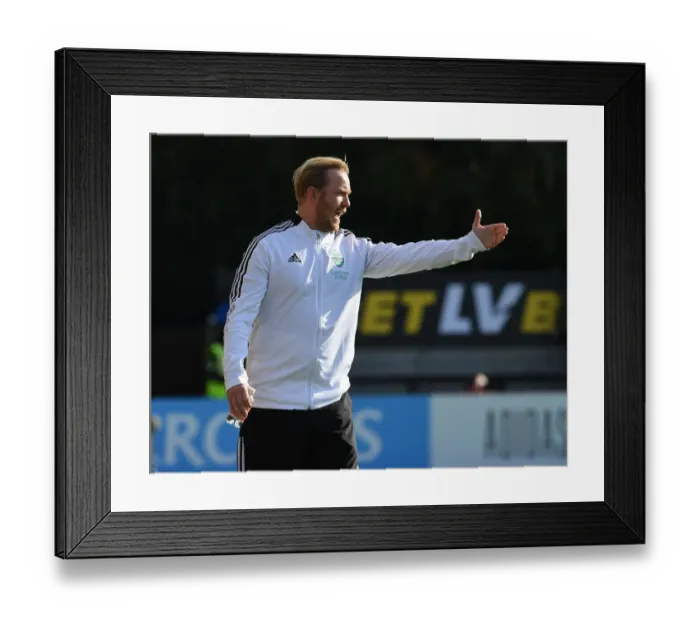 Framed Print : Jonas Eidevall Guides Arsenal Women in FA WSL Showdown vs. Everton