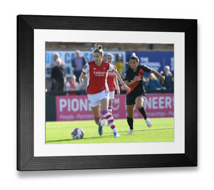 Framed Print : Arsenal vs Everton: Miedema Faces Off in FA WSL Showdown