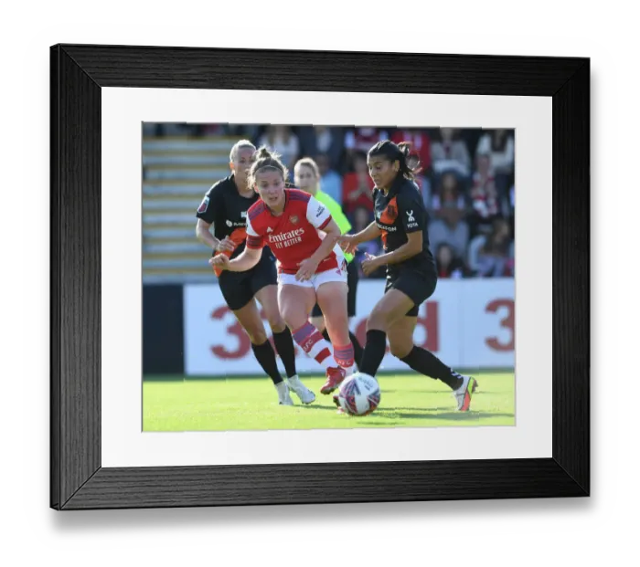 Framed Print : Arsenal Women vs Everton Women: Kim Little Fends Off Pressure in FA WSL Clash Framed Print : Arsenal Women vs Everton Women: Kim Little Fends Off Pressure in FA WSL Clash