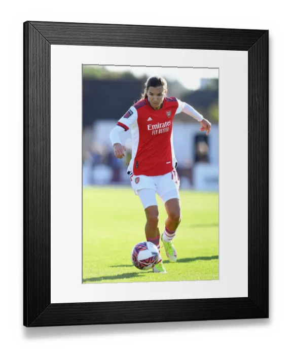 Framed Print : Arsenal's Tobin Heath in Action: Arsenal Women vs Everton Women, FA WSL 2021-22