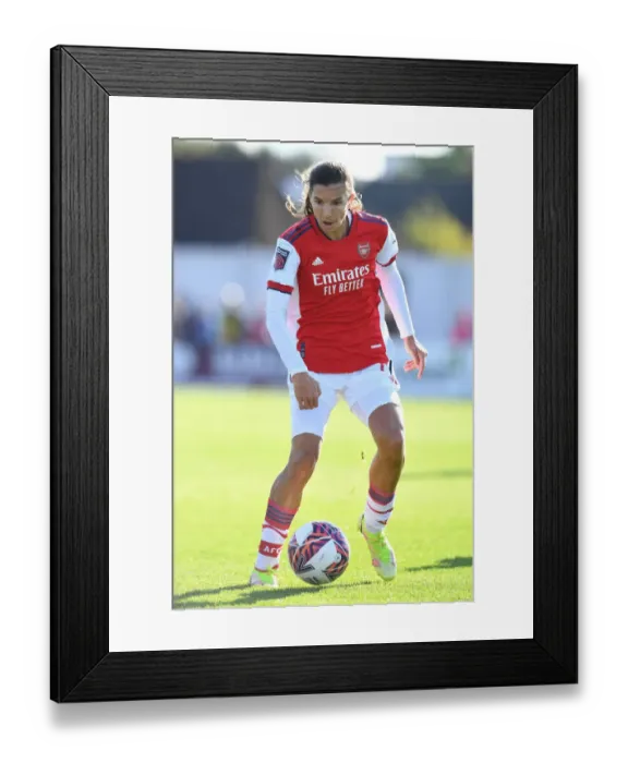 Framed Print : Arsenal Women vs Everton Women: Tobin Heath in Action - Barclays FA WSL Match, 2021