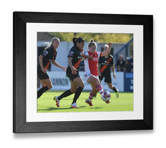 Framed Print : Arsenal's Kim Little Fights Past Defender in FA WSL Clash Framed Print : Arsenal's Kim Little Fights Past Defender in FA WSL Clash