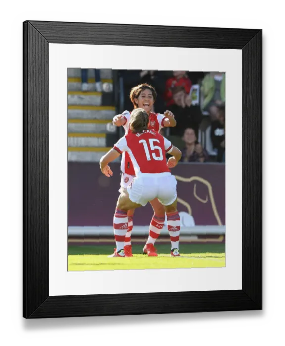 Framed Print : Katie McCabe Scores First Goal for Arsenal in 2021-22 FA WSL Match Against Everton Framed Print : Katie McCabe Scores First Goal for Arsenal in 2021-22 FA WSL Match Against Everton