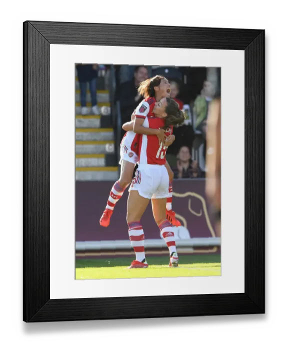 Framed Print : Katie McCabe Scores First Goal for Arsenal in FA WSL Match Against Everton Framed Print : Katie McCabe Scores First Goal for Arsenal in FA WSL Match Against Everton