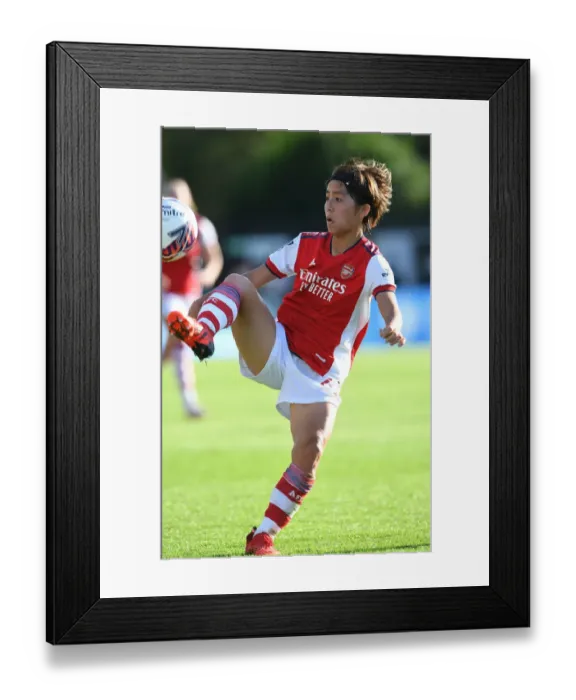 Framed Print : Mana Iwabuchi in Action: Arsenal Women vs. Everton Women, FA Womens Super League 2021-22