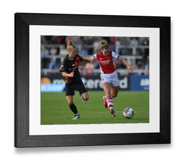 Framed Print : Arsenal Women vs Everton Women: McCabe vs Maier - FA WSL Showdown at Meadow Park (2021-22) Framed Print : Arsenal Women vs Everton Women: McCabe vs Maier - FA WSL Showdown at Meadow Park (2021-22)
