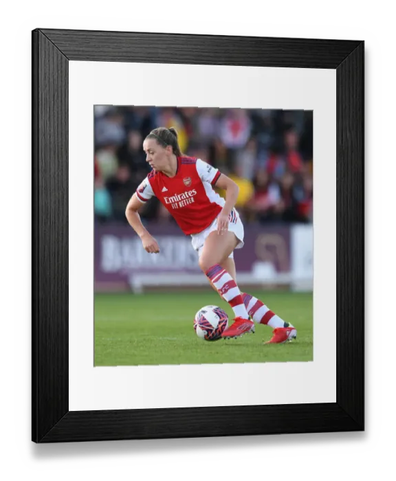 Framed Print : Arsenal's Katie McCabe Shines in Arsenal Women's Victory over Everton Women