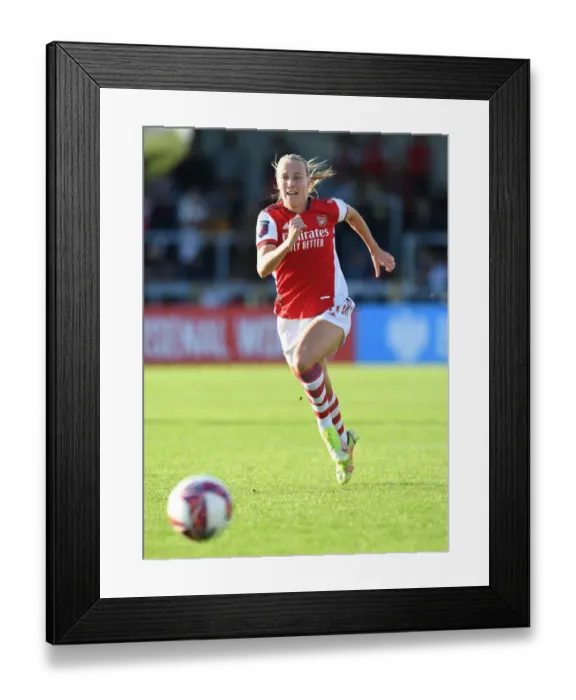 Framed Print : Arsenal's Beth Mead Shines in Action: Arsenal Women vs Everton Women, FA WSL Match
