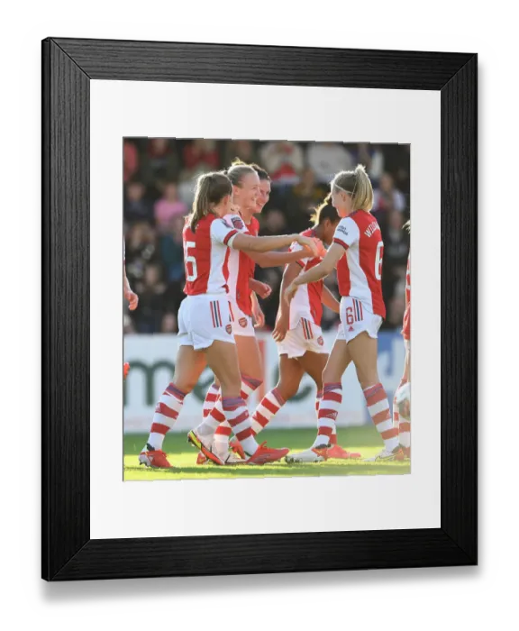Framed Print : Arsenal Women's Triumph: Frida Maanum Scores Third Goal Against Everton Women in FA WSL Match Framed Print : Arsenal Women's Triumph: Frida Maanum Scores Third Goal Against Everton Women in FA WSL Match