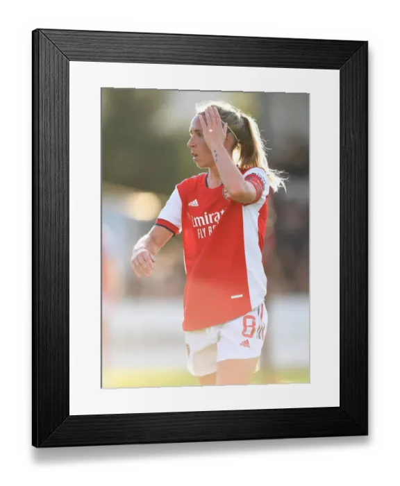 Framed Print : Arsenal Women vs Everton Women: Jordan Nobbs in Action - Barclays FA WSL Match, 2021