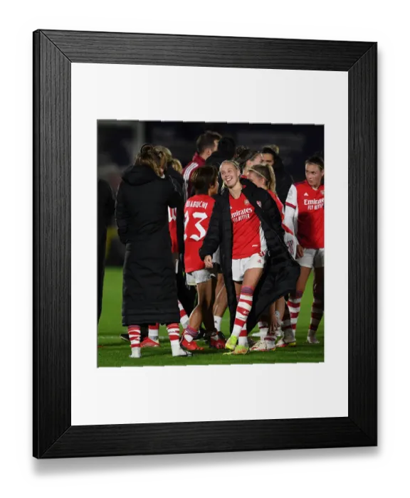 Framed Print : Arsenal's Beth Mead in Action: Arsenal Women vs. 1899 Hoffenheim - UEFA Women's Champions League