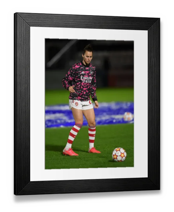 Framed Print : Arsenal Women's Champions League Preparations: Viki Schnaderbeck Gears Up Against 1899 Hoffenheim