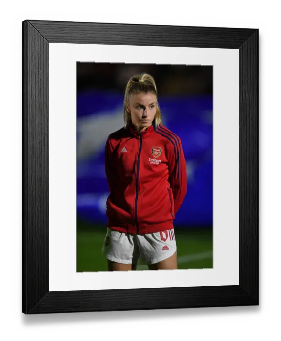 Framed Print : Arsenal Women vs. 1899 Hoffenheim: A UEFA Women's Champions League Battle