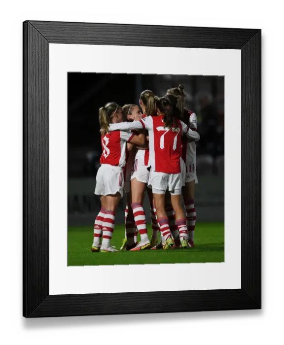 Framed Print : Arsenal Women's Historic Champions League Victory: Kim Little Scores First Goal vs. Hoffenheim Framed Print : Arsenal Women's Historic Champions League Victory: Kim Little Scores First Goal vs. Hoffenheim