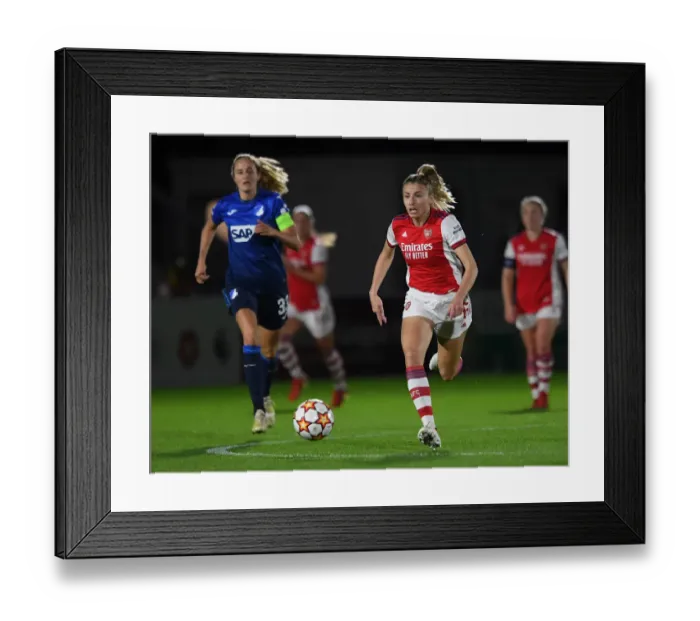 Framed Print : Arsenal Women vs. 1899 Hoffenheim: A UEFA Women's Champions League Showdown at Meadow Park Framed Print : Arsenal Women vs. 1899 Hoffenheim: A UEFA Women's Champions League Showdown at Meadow Park