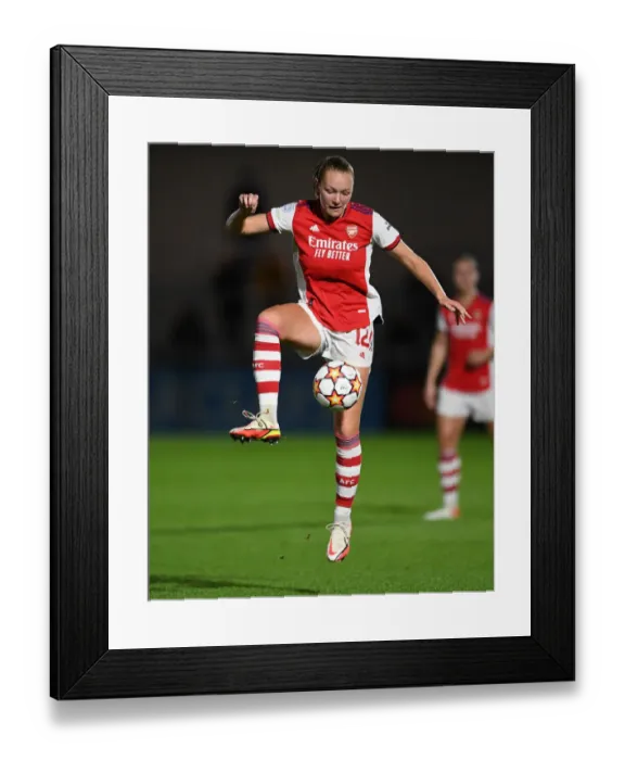 Framed Print : Arsenal Women vs. 1899 Hoffenheim: Battle in the UEFA Women's Champions League at Meadow Park Framed Print : Arsenal Women vs. 1899 Hoffenheim: Battle in the UEFA Women's Champions League at Meadow Park