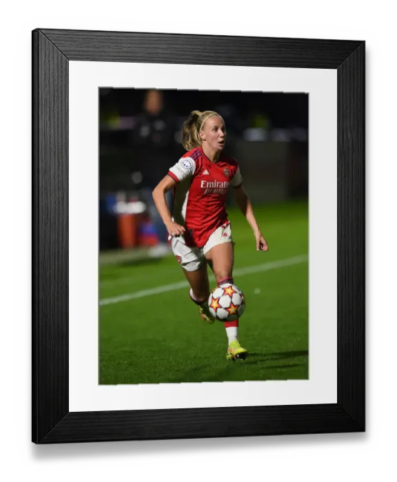 Framed Print : Arsenal Women vs. 1899 Hoffenheim: Battle in the UEFA Women's Champions League at Meadow Park Framed Print : Arsenal Women vs. 1899 Hoffenheim: Battle in the UEFA Women's Champions League at Meadow Park