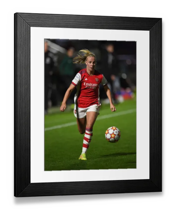 Framed Print : Arsenal Women vs. 1899 Hoffenheim: Battle in the UEFA Women's Champions League at Meadow Park Framed Print : Arsenal Women vs. 1899 Hoffenheim: Battle in the UEFA Women's Champions League at Meadow Park