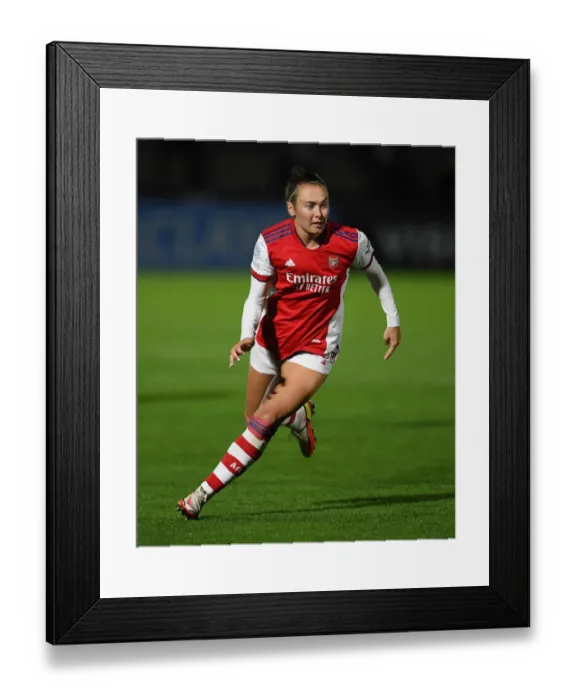 Framed Print : Arsenal Women vs. 1899 Hoffenheim: Battle in the UEFA Women's Champions League at Meadow Park Framed Print : Arsenal Women vs. 1899 Hoffenheim: Battle in the UEFA Women's Champions League at Meadow Park