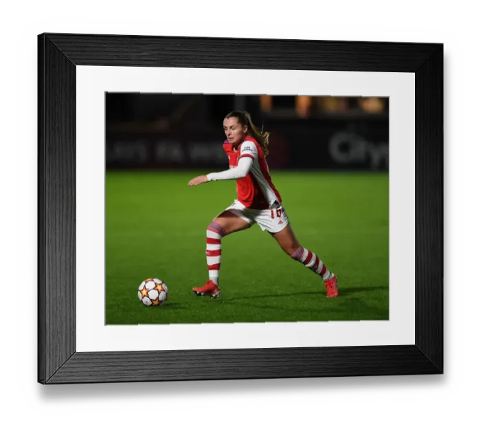 Framed Print : Arsenal Women vs. 1899 Hoffenheim: UEFA Women's Champions League Showdown at Meadow Park Framed Print : Arsenal Women vs. 1899 Hoffenheim: UEFA Women's Champions League Showdown at Meadow Park