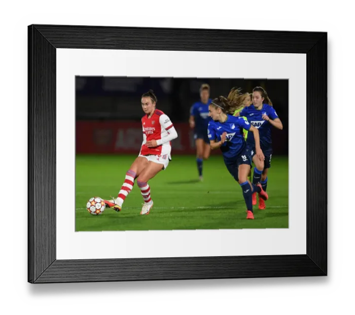Framed Print : Arsenal Women vs. 1899 Hoffenheim: A UEFA Women's Champions League Battle at Meadow Park Framed Print : Arsenal Women vs. 1899 Hoffenheim: A UEFA Women's Champions League Battle at Meadow Park