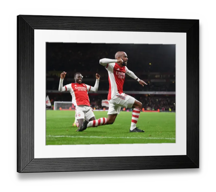 Framed Print : Alexis Lacazette Scores His Second: Arsenal's Premier League Victory Over Crystal Palace (2021-22) Framed Print : Alexis Lacazette Scores His Second: Arsenal's Premier League Victory Over Crystal Palace (2021-22)